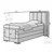 Boxspring postelja Veros - 90x200 cm