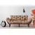 Atelier del Sofa Trosed na razvlačenje Nitta 185x85x70cm Svetlobraon