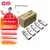 DM Damai USB Flash memorija, 4GB, USB 2.0, 10 komada, Srebrne boje