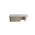 Hanah Home Klub sto Flavio, 105x30x65cm, Bež