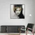 Canvas Slika na platnu Amy, Sa ramom, 140 x 140 cm, Crni