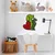 Wallity Zidna dekoracija Moss - Dog & Cat Lover, 48 x 43 cm, Crvena