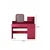 Hanah Home Sto za šminkanje Harmony 2 Square, 124 x 135 x 40 cm, Rozi