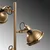 Opviq Podna lampa Spoly 13796, 37 x 37 x 162 cm, 3 x E14, 250 cm Kabl, Zlatne boje