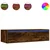 TV ormarić s LED svjetlima boja dimljenog hrasta 100X35,5x25 cm