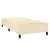 vidaXL vidaXL Box spring postelja z vzmetnico krem 80x200 cm blago, (20895146)