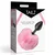 Tailz Fluffy Bunny Tail Silicone Plug Pink