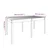 vidaXL Vrtna miza medeno rjava 159,5x82,5x76 cm trdna borovina