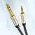 Ugreen TRS audio adapter kabel mini jack 3,5 mm - jack 6,35 mm 2 m siv
