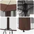 vidaXL Gazebo z 4 stranami 4 x 4 m Kremna in rjava