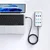 Mcdodo MCDODO KABEL USB-A USB-C HITRO POLNJENJE USB TIPA C 6A 100W 1M LED ČRN