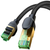 Baseus Braided network cable cat.8 Ethernet RJ45, 40Gbps, 2m (black)