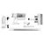Gorenje Štapni usisivač SVC216210FFIIW, 2u1, 130 W, Beli