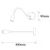 Opviq Reading 3246 Zidna lampa, Crna