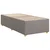 Vidaxl Box spring postelja z vzmetnico taupe 90x200 cm blago
