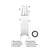 Ero Samodejna Luv črpalka za polnjenje - prozorna