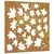 Vrtni zidni ukras 55x55 cm čelik CORTEN uzorak javorovog lišća