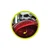 Mobile-origin Airtag Sticker Mount A2 - 2 pack, ruby red