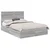 Krevet s od storage Siva Sonoma 150 x 200 cm Konstruirano drvo