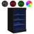 Komoda s LED svjetlima crna 41x37x67 cm