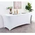 shumee ELASTIČNI PRT ZA CATERING MIZO 240 CM BEL
