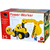 Bager Power Worker Digger + Figurine BIG delovni stroj 67 cm z gumiranimi kolesi od 2 leta