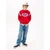 Tommy Hilfiger Jopa Wavy Flag KB0KB10260 Rdeča Regular Fit