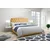 Postelja 14 slim z gumbi - 90x200 cm