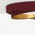 BRILAGI- LED plafonsko svetlo VELVET TWIST LED/24W/230V 4000K prečnik 55 cm bordo/zlatno