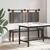 vidaXL Visoki naslon za glavo Temno siva 120 x 40 cm Konstruiran les