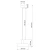 Rea Light Selene HN8398-3280 Visilica, E27, 60W, O30cm, Bež