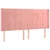 Krevet box spring s madracem LED ružičasti 180x200cm baršunasti