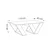 HANAH HOME Sto za dnevnu sobu Pipra Carrara Marble
