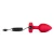 b-Vibe Vibrating Heart Plug M/L Red
