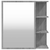 vidaXL Kupaonski ormarić s ogledalom boja hrasta 62,5x20,5x64cm drveni