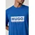 HUGO Blue kratka majica moška bombažna Nuiden