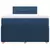 vidaXL vidaXL Box spring postelja z vzmetnico moder 120x200 cm blago, (21291074)
