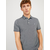 JACK & JONES Majica JJEPaulos  pegasto siva / bela