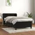Vidaxl Box spring postelja z vzmetnico črna 90x200 cm žamet