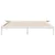 Vidaxl Posteljni okvir s stranskimi omaricami Bela 200 x 210 cm