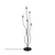 Opviq Podna lampa Bonibon-13231, 35x35x155 cm, 5x E14, 200 cm Kabl, Crna