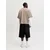 JACK & JONES Majica JCOBIARRITZ  svetlo rjava / bela