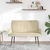 Sofa za dvije osobe Krem 115 x 61 x 87 cm Tkanina