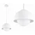 BRILAGI - Luster na kablu COSMO 1xE27/60W/230V prečnik 18 cm bela/zlatna