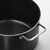 GULDÖRING Lonac s poklopcem, neprianjajući sloj nerđajući čelik/Crnosiva, 5 l