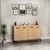 Hanah Home Konzolni sto Frezya, 120 x75 x29.6 cm, Hrast