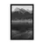Plakat sončni zahod nad Dolomiti v črnobeli varianti - 60x90 black