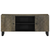 TV ormarić crni 105 x 33 x 46 cm od masivnog drva manga