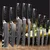 Set kuhinjskih noževa BL-18609 - 9 kom/Smeđa KP18609