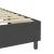 Box spring okvir za krevet od tkanine sivi 100 x 200 cm